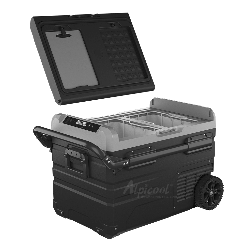 מקרר מקפיא לרכב/ צידנית חשמלית Alpicool דגם TWW35 ( כולל סוללה) – תמונה 4