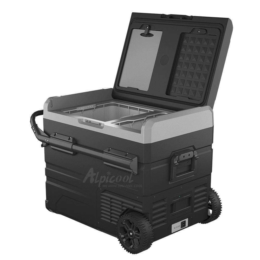 מקרר מקפיא לרכב/ צידנית חשמלית Alpicool דגם TWW55 ( כולל סוללה) – תמונה 2